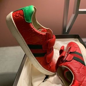 Gucci logo authentic sneakers kids